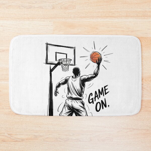Item preview, Dynamic Basketball Player Shot designed and sold by ShadowAndSlate.