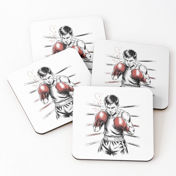 Item preview, Dynamic Boxer Ready Stance designed and sold by ShadowAndSlate.