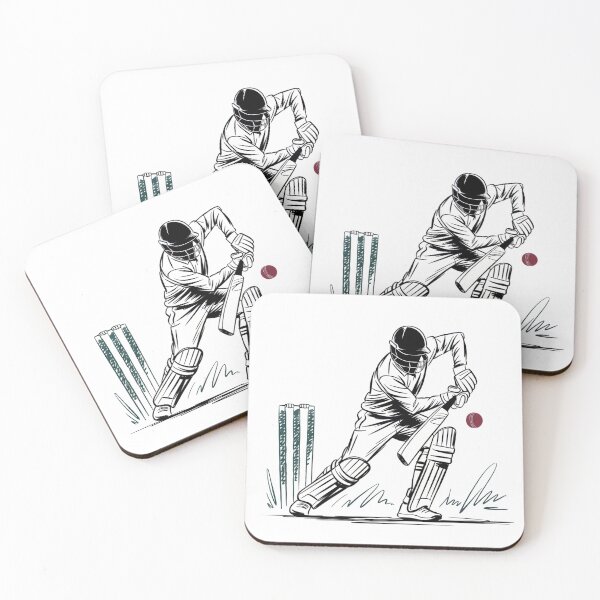 Item preview, Dynamic Cricket Batsman Shot designed and sold by ShadowAndSlate.