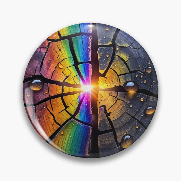 Item preview, Cracked Wooden Surface with Rainbow Light designed and sold by sneidere9dace.