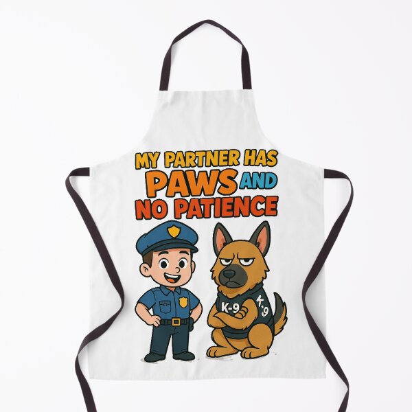 Item preview, K-9 My Partner Has Paws And No Patience designed and sold by RoliPictures.