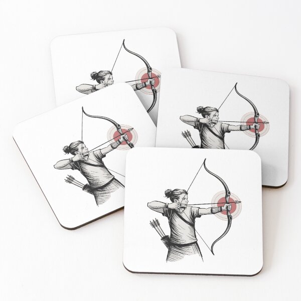 Item preview, Dynamic Archer Aim Sketch designed and sold by ShadowAndSlate.