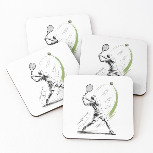Item preview, Dynamic Tennis Player Forehand designed and sold by ShadowAndSlate.