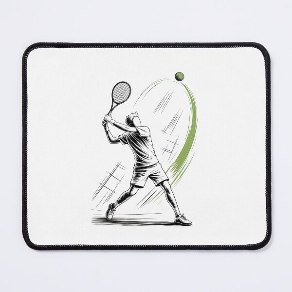Item preview, Dynamic Tennis Player Forehand designed and sold by ShadowAndSlate.