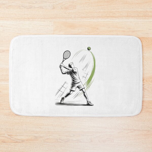 Item preview, Dynamic Tennis Player Forehand designed and sold by ShadowAndSlate.