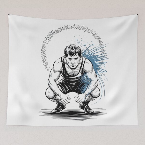 Item preview, Dynamic Wrestler Ready Pose designed and sold by ShadowAndSlate.