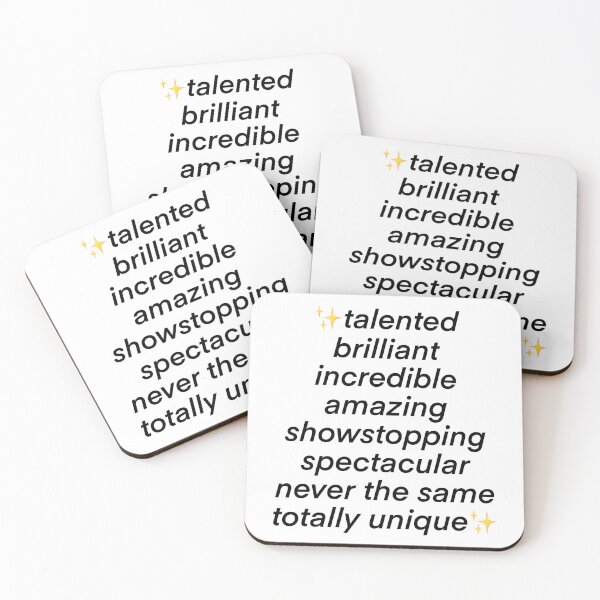 Item preview, talented brilliant incredible - lady gaga quote  designed and sold by ipek x.