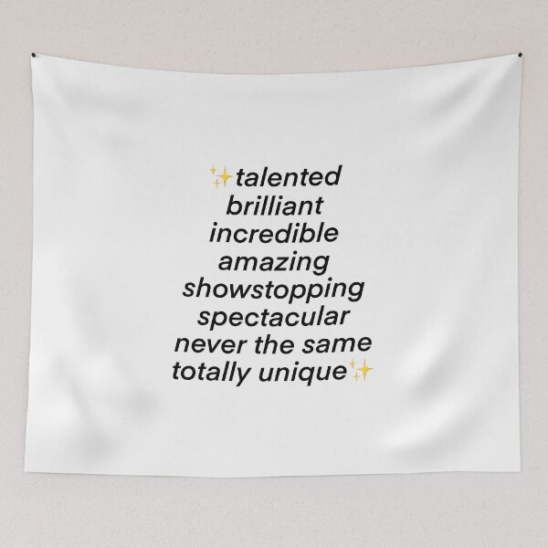 Item preview, talented brilliant incredible - lady gaga quote  designed and sold by ipek x.