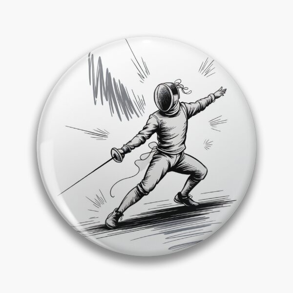 Item preview, Dynamic Fencing Duel Sketch designed and sold by ShadowAndSlate.