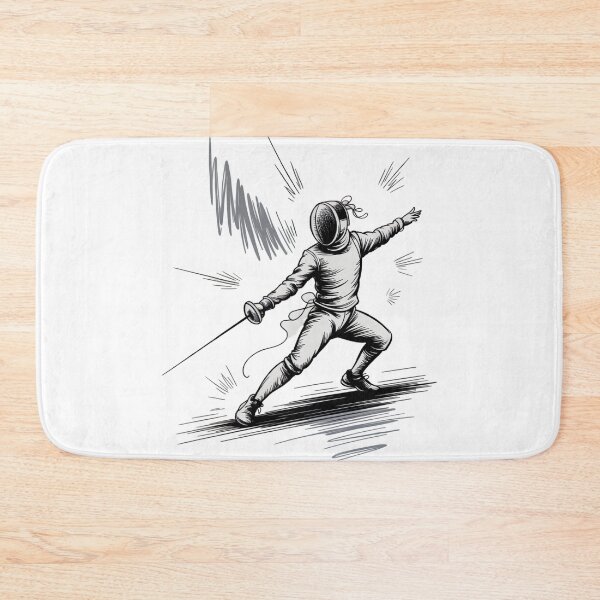 Item preview, Dynamic Fencing Duel Sketch designed and sold by ShadowAndSlate.