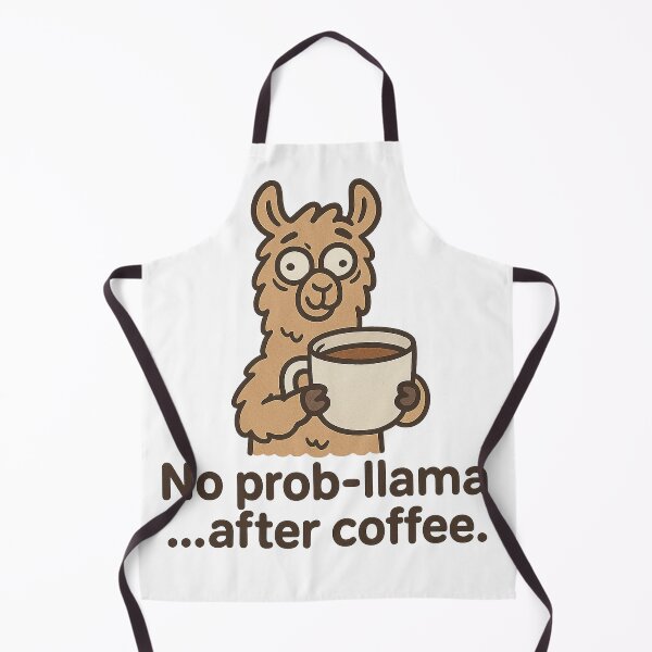 Item preview, Coffee Llama – “No prob-llama … after my coffee” designed and sold by Thorrdu.
