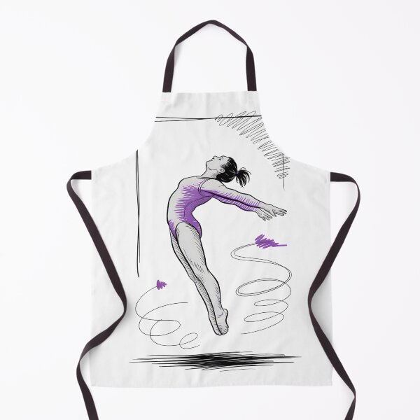 Item preview, Dynamic Gymnast Leap Sketch designed and sold by ShadowAndSlate.
