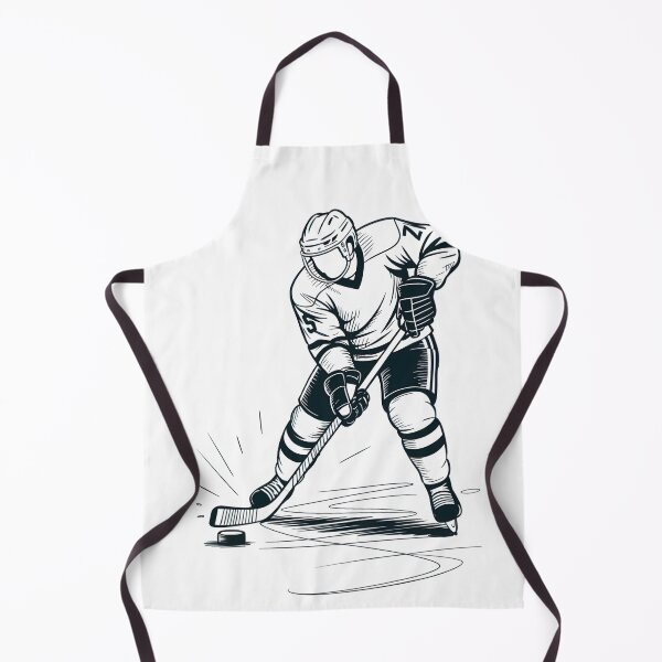 Item preview, Dynamic Ice Hockey Player Slap Shot designed and sold by ShadowAndSlate.