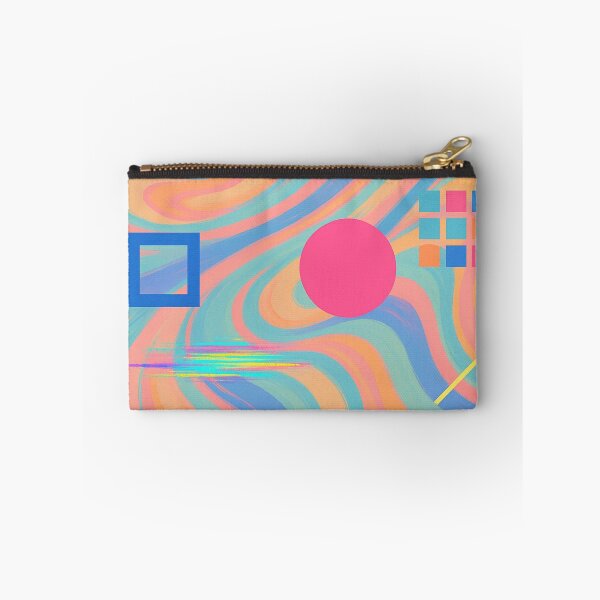 Item preview, Vaporwave Geometric Swirl | Retro Aesthetic Abstract Pattern designed and sold by zevorgue.