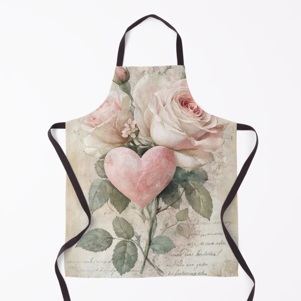 Item preview, Vintage floral arrangement with heart and roses designed and sold by olenapetol.