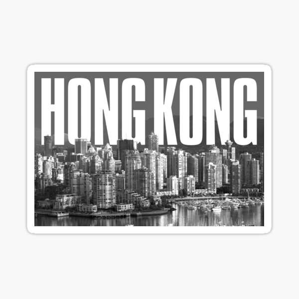 Hong Kong Cityscape Sticker