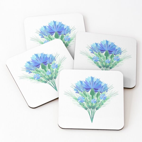 Item preview, Wild Cornflowers Botanical Print designed and sold by olenapetol.