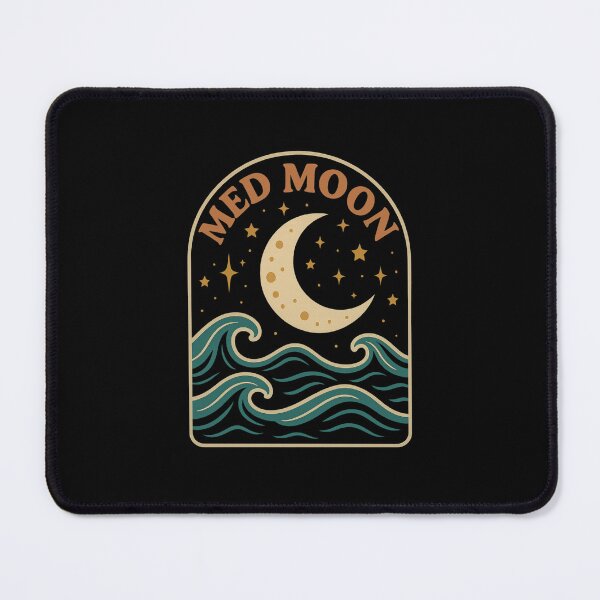 Item preview, Med Moon Glow – Minimal Crescent Summer Vibes designed and sold by ALITOPRINCE.
