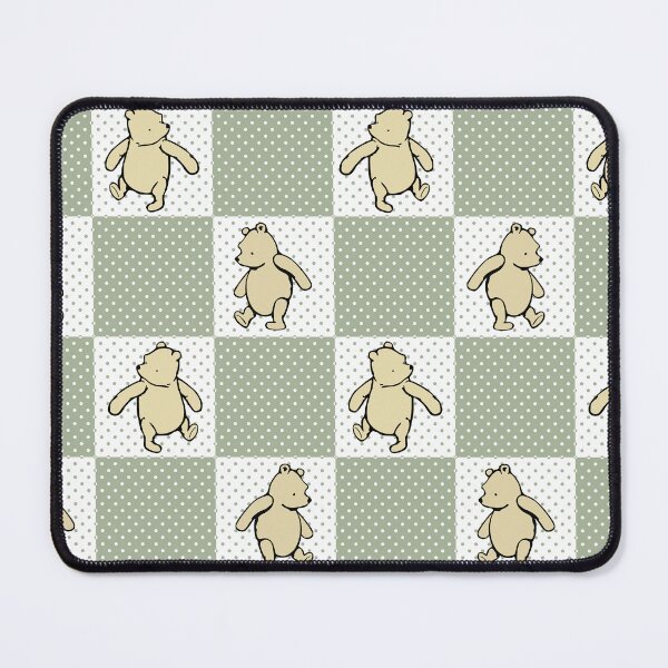 Item preview, Classic Pooh Storybook Patchwork Sage Green designed and sold by KrisInStitches.