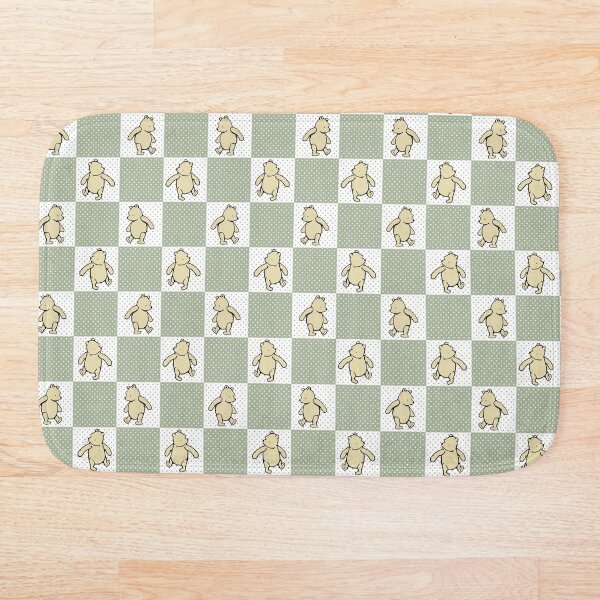 Item preview, Clásico libro de cuentos de Winnie the Pooh Patchwork Verde Salvia designed and sold by KrisInStitches.