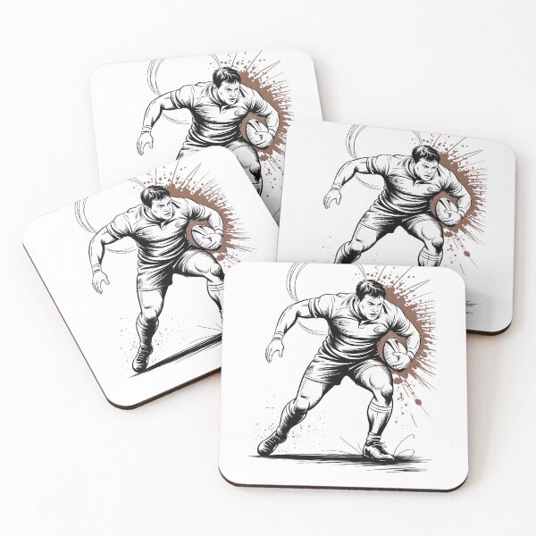 Item preview, Dynamic Rugby Player Action designed and sold by ShadowAndSlate.