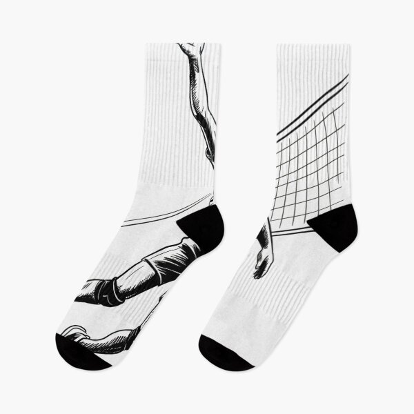 Item preview, Dynamic Volleyball Spiker Sketch designed and sold by ShadowAndSlate.