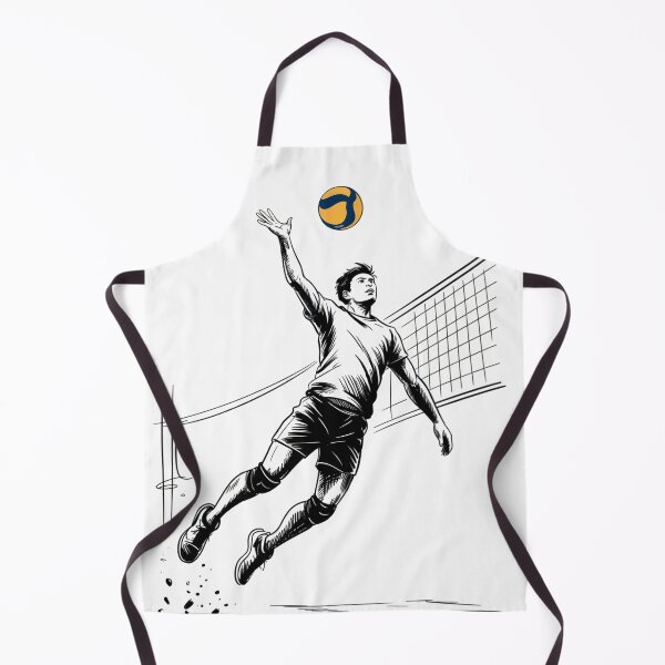 Item preview, Dynamic Volleyball Spiker Sketch designed and sold by ShadowAndSlate.