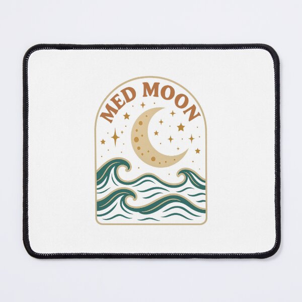 Item preview, Med Moon Glow – Minimal Crescent Summer Vibes designed and sold by ALITOPRINCE.
