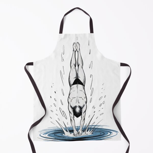 Item preview, Dynamic Diver Splash Sketch designed and sold by ShadowAndSlate.