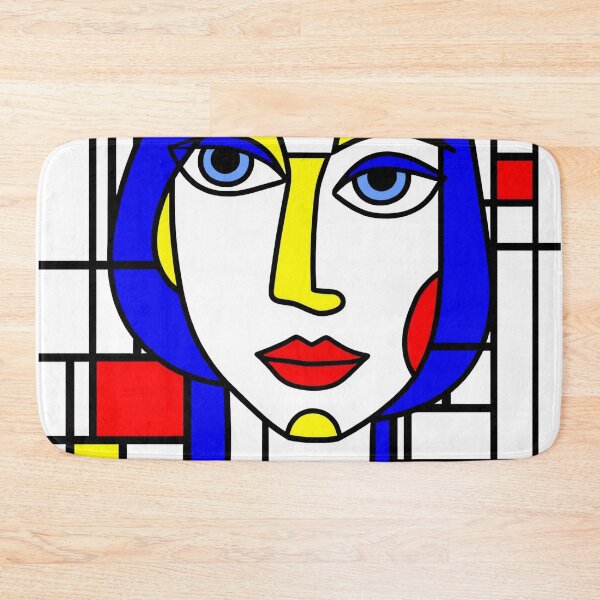 Item preview, Modern Mondrian Muse designed and sold by Art & Coffee.