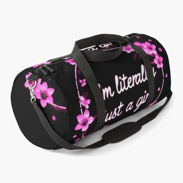 Item preview, I'm Literally Just a Girl - Cherry Blossom Irony Statement Design designed and sold by Full Throttle Alchemist .