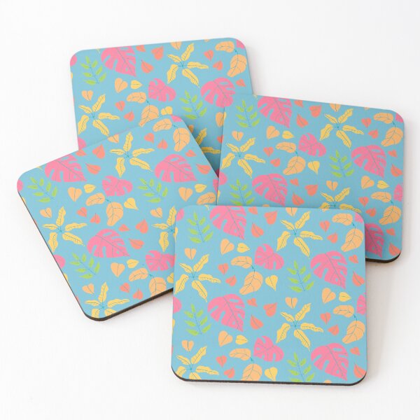 Item preview, Neon tropical leaves designed and sold by MoonbirdPrintCo.