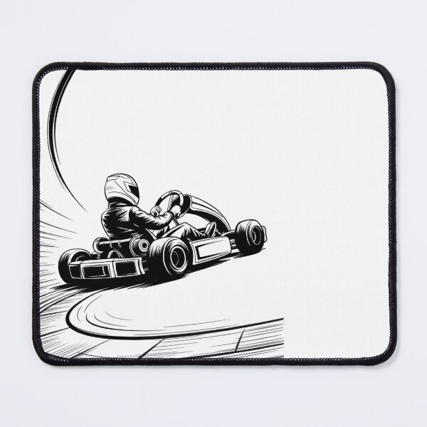 Item preview, Dynamic Karting Race Sketch designed and sold by ShadowAndSlate.