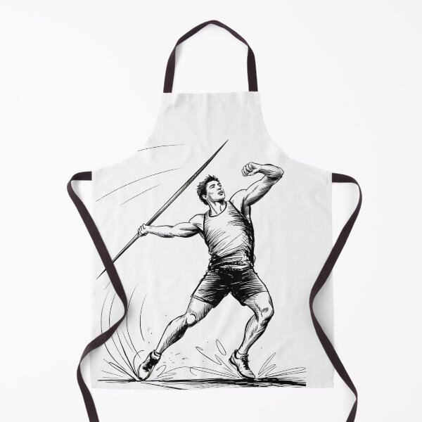 Item preview, Dynamic Male Javelin Thrower Sketch designed and sold by ShadowAndSlate.