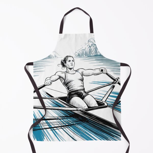 Item preview, Dynamic Female Rower Sketch designed and sold by ShadowAndSlate.