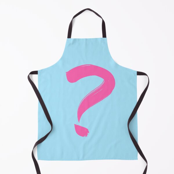 Item preview, Painted Question Mark (Pink/Blue) designed and sold by birdgoatman.