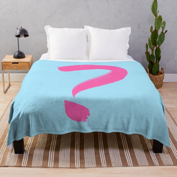 Item preview, Painted Question Mark (Pink/Blue) designed and sold by birdgoatman.