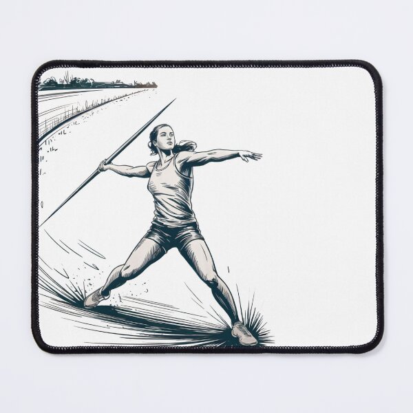 Item preview, Dynamic Javelin Thrower Sketch designed and sold by ShadowAndSlate.