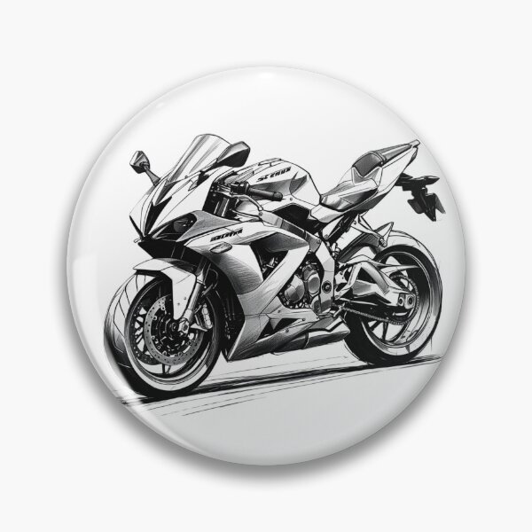 Item preview, Motorcycle - Black & White  designed and sold by RedHeavenStudio.