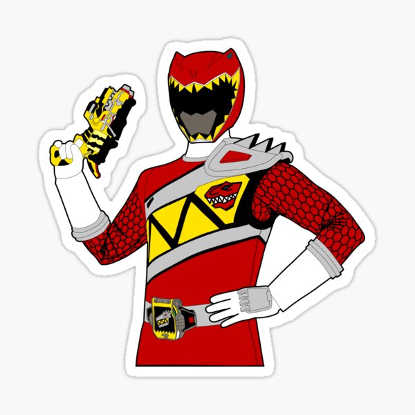 Item preview, Kyoryu DC Red Photo to Art 2 designed and sold by Ink Shot Studios.