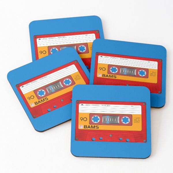 Item preview, Cassette Tape (Red & Orange) designed and sold by The Nostalgia Vault.