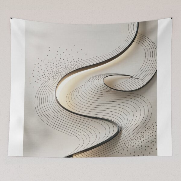 Item preview, Illuminated Flow Abstract designed and sold by ShadowAndSlate.