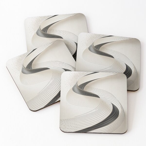 Item preview, Dynamic Ribbon Abstract designed and sold by ShadowAndSlate.
