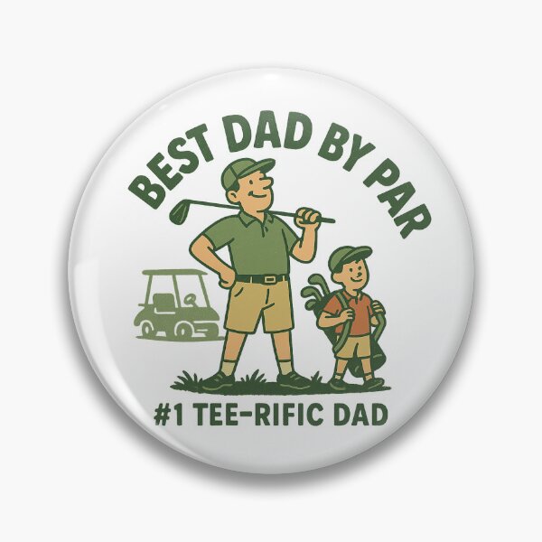 Item preview, Best Dad By Par Golfer designed and sold by ASF Illustrations.