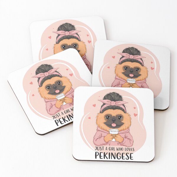 Item preview, Just a Girl Who Loves Pekingese (3) designed and sold by InkoraLab.