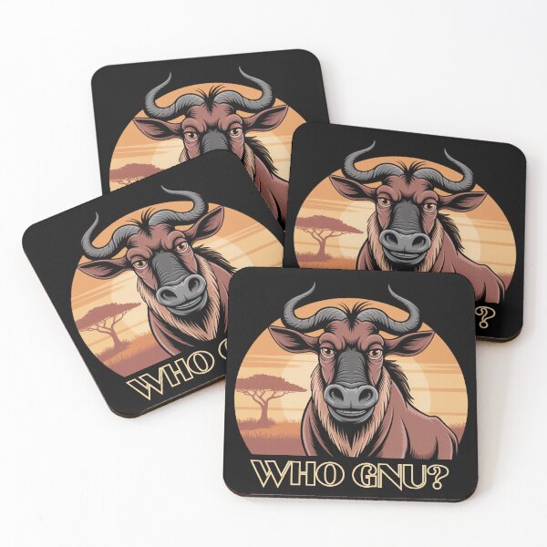 Item preview, Who Gnu? Smart Looking African Wildebeest designed and sold by signshirtz.