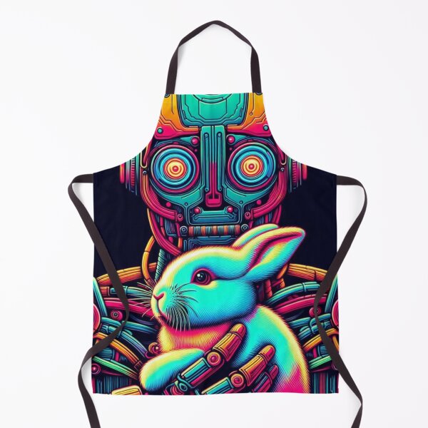 Item preview, Robot and cute bunny designed and sold by Dogandesighn.