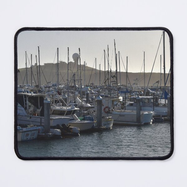 Item preview, Boats in Half Moon Bay, California designed and sold by Igor Pozdnyakov.