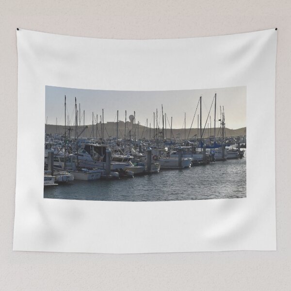 Item preview, Boats in Half Moon Bay, California designed and sold by Igor Pozdnyakov.