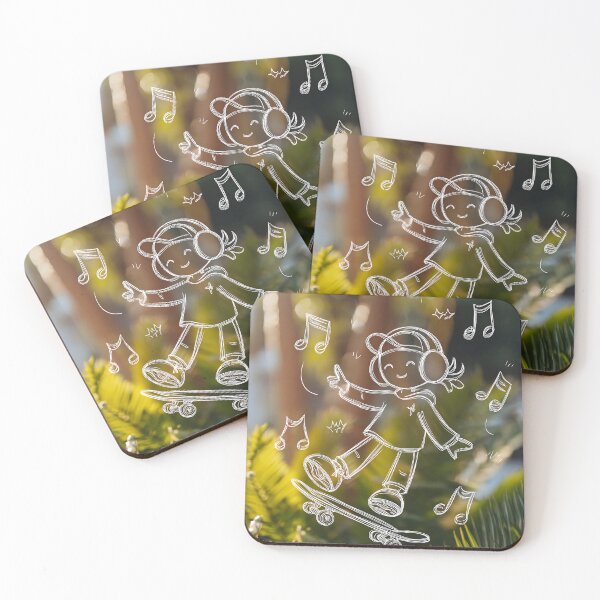 Item preview, Child skateboarding with music designed and sold by Brendon987.